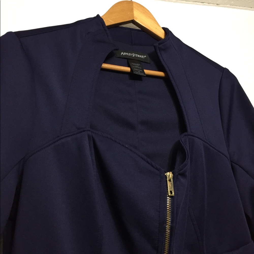 Ashley Stewart Zip Up Jacket Size 16 - Picture 5 of 8